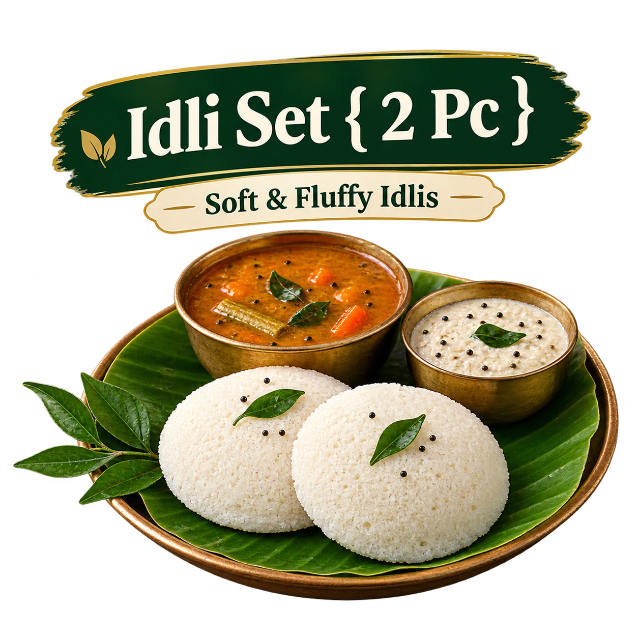 Simple South Idli, Wada & Uttappam