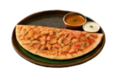 Crispy Onion Rawa Dosa ( Masala )